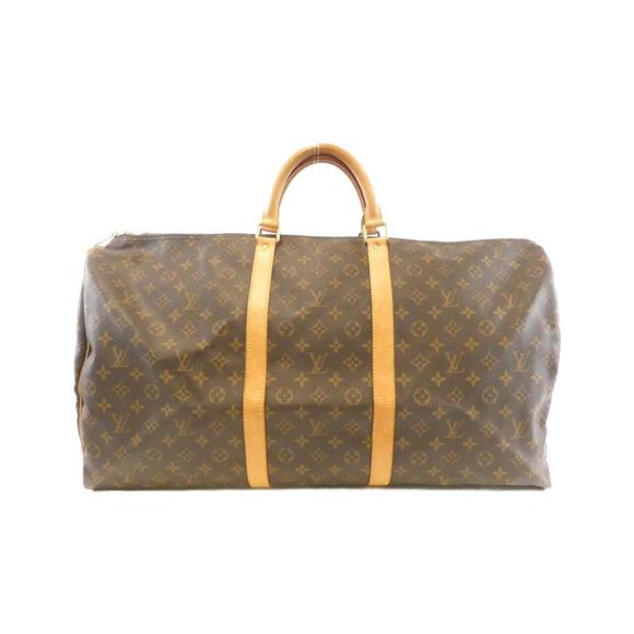 LOUIS VUITTON Brown Monogram Keepall 60 Boston Bag - Picture 1 of 9